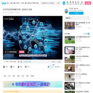 在农村利用互联网整合资源，这样做可以挣钱_哔哩哔哩_bilibili